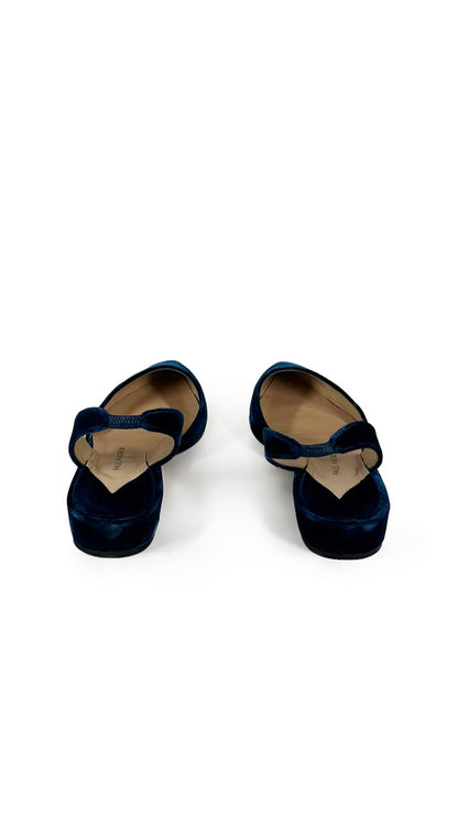PAUL ANDREW SUEDE RHEA SLINGBACK FLATS  | Norma Kamali Women