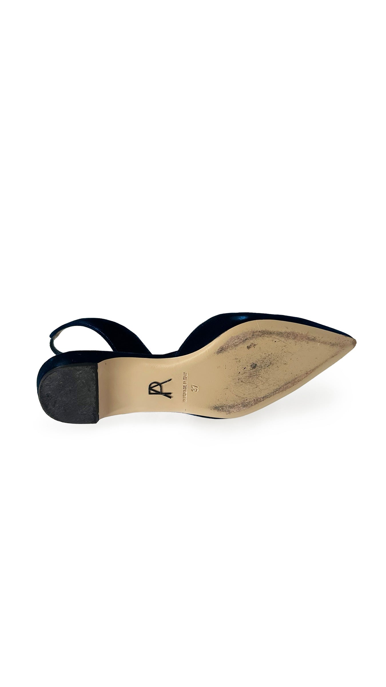 PAUL ANDREW SUEDE RHEA SLINGBACK FLATS  | Norma Kamali Women