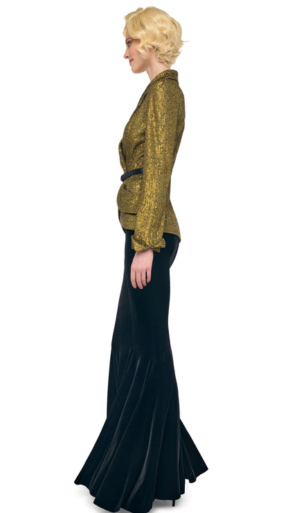 LONG FISHTAIL SKIRT Black | Norma Kamali Women