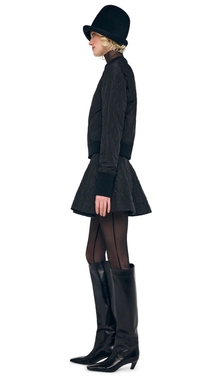 GRACE MINI SKIRT Black | Norma Kamali Women