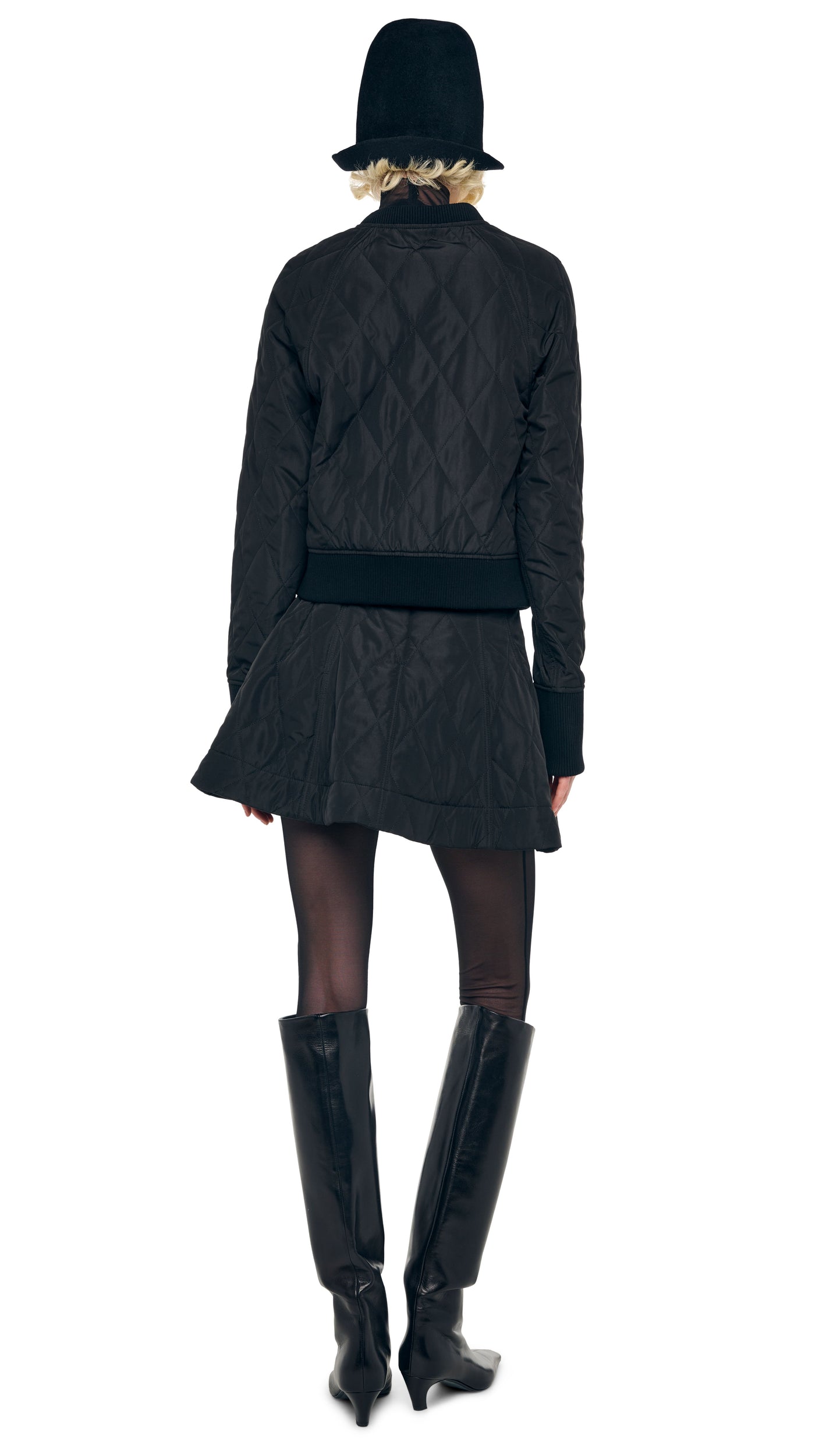 GRACE MINI SKIRT Black | Norma Kamali Women