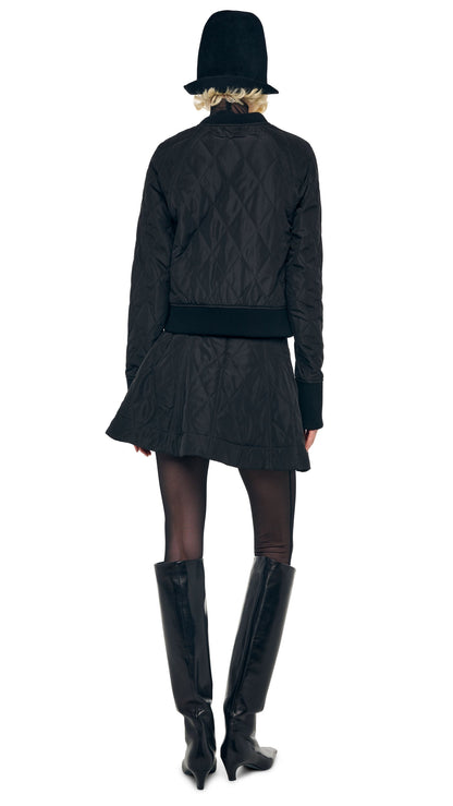 GRACE MINI SKIRT Black | Norma Kamali Women