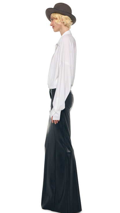 STRAIGHT JEAN SKIRT Black | Norma Kamali Women