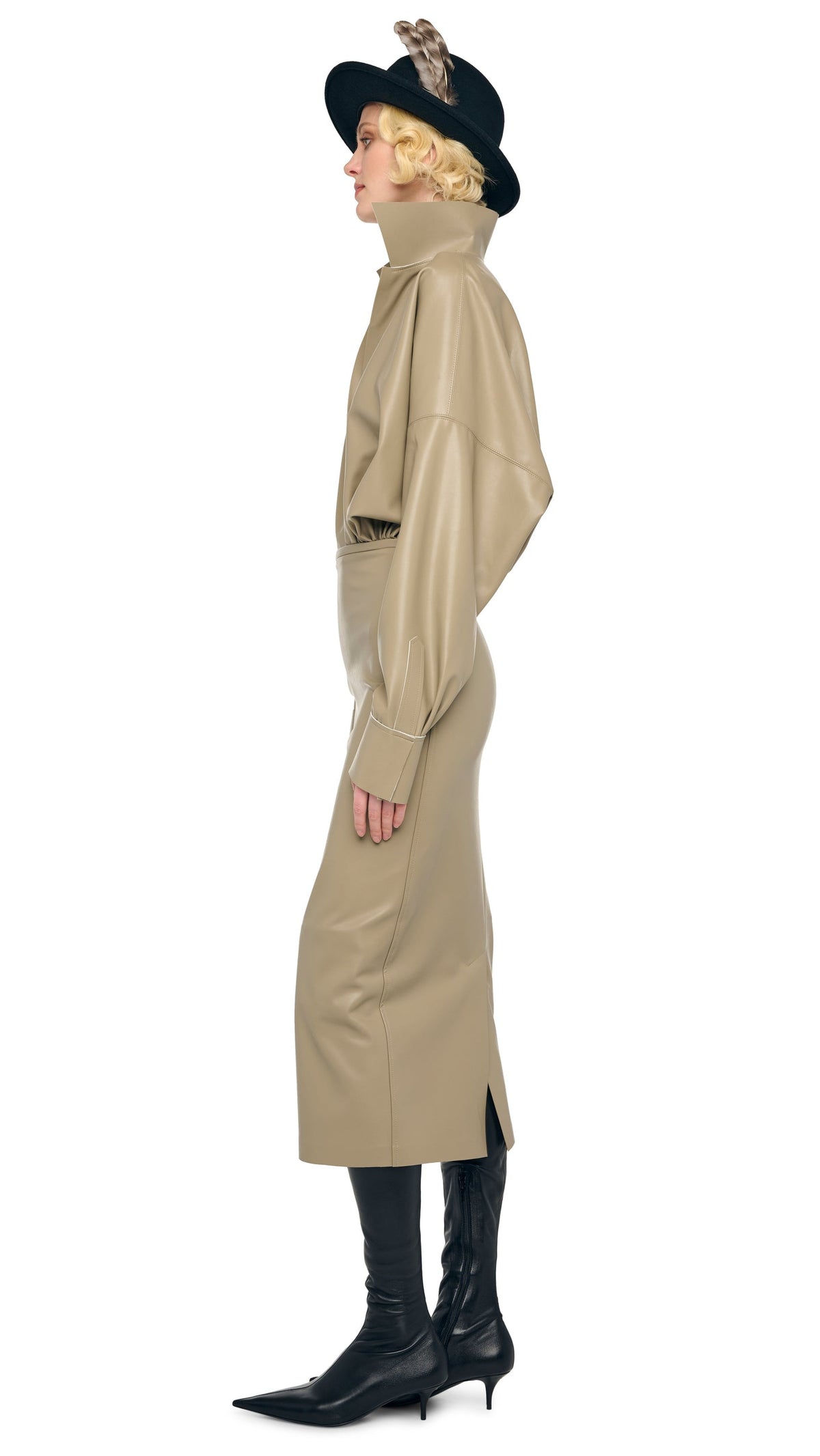 STRAIGHT SKIRT TO MIDCALF Elm | Norma Kamali Women
