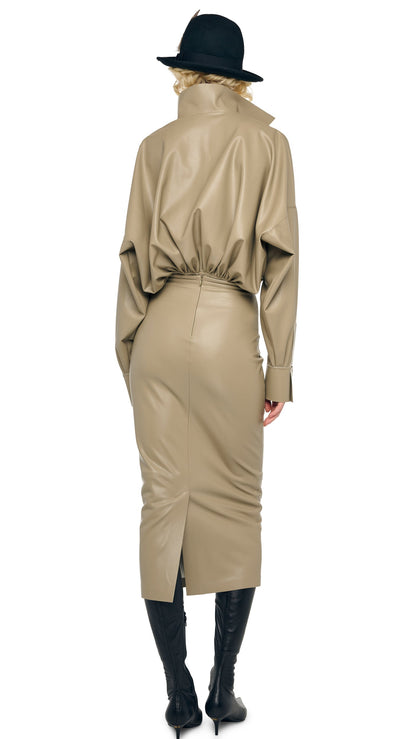 STRAIGHT SKIRT TO MIDCALF Elm | Norma Kamali Women