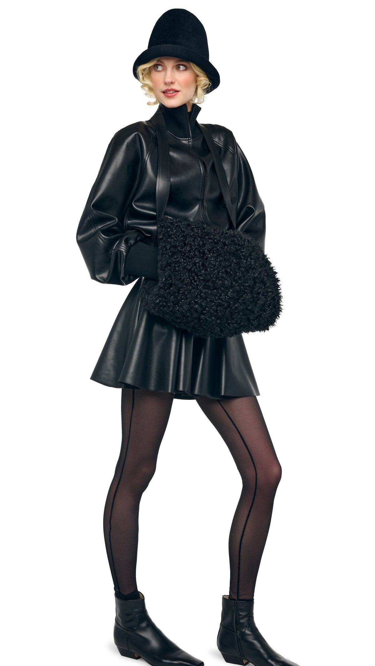 MUFF BAG Black | Norma Kamali Women