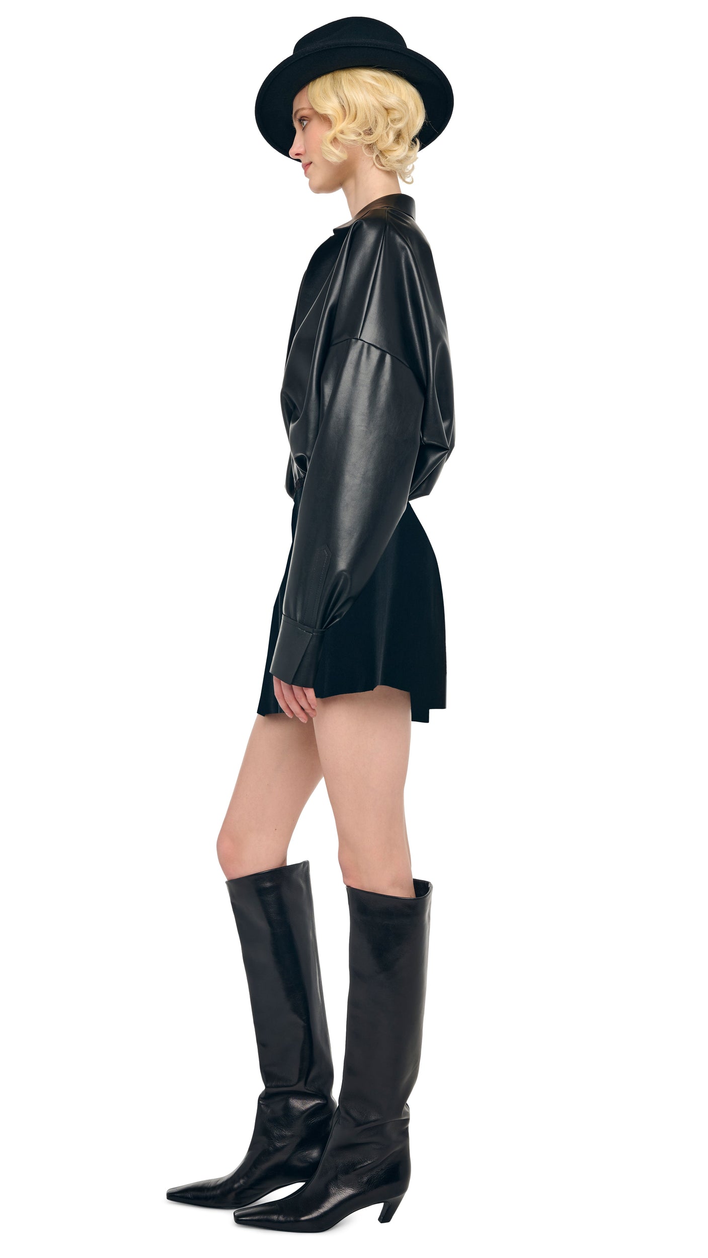 MENS PLEAT SHORT Black | Norma Kamali Women