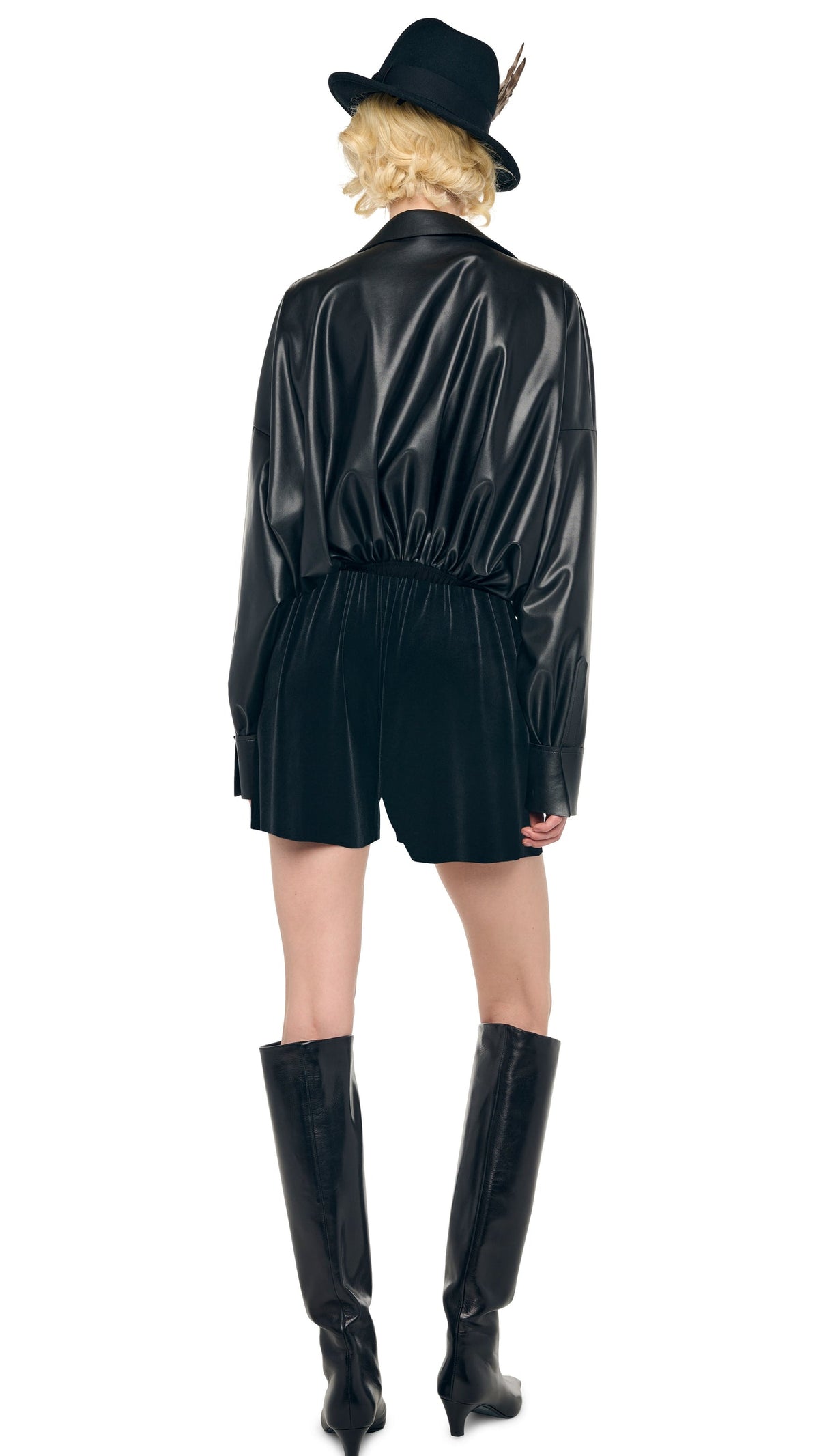 MENS PLEAT SHORT Black | Norma Kamali Women