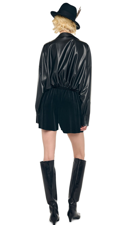 MENS PLEAT SHORT Black | Norma Kamali Women