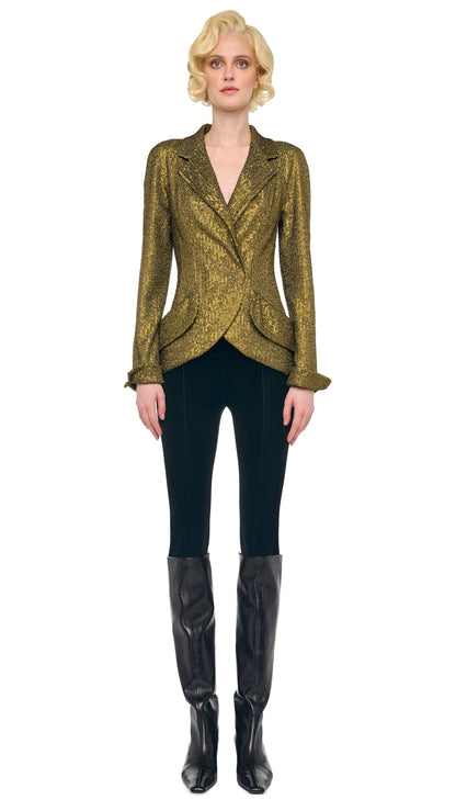 LONG LEGGING W/O WAISTBAND Black | Norma Kamali Women