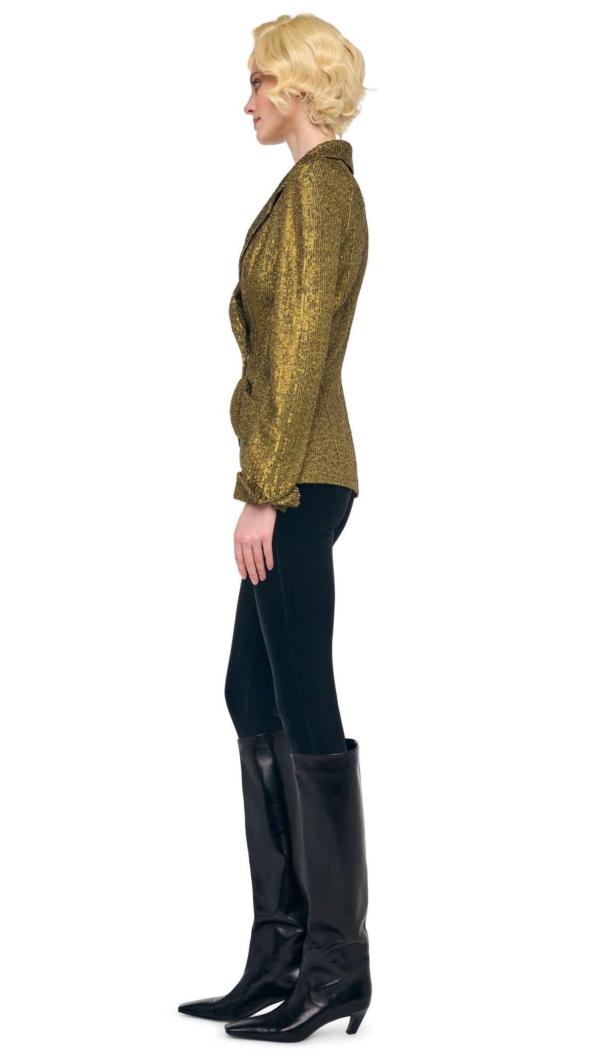 LONG LEGGING W/O WAISTBAND Black | Norma Kamali Women