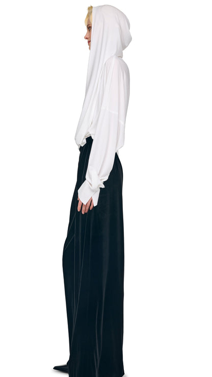 MENS PLEAT PANT Black | Norma Kamali Women