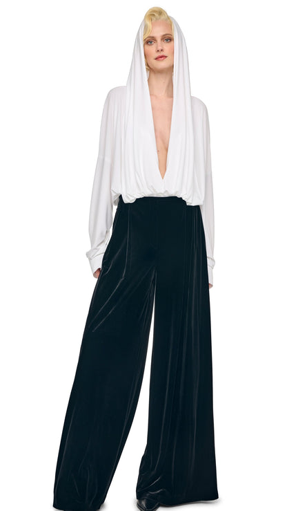 MENS PLEAT PANT Black | Norma Kamali Women