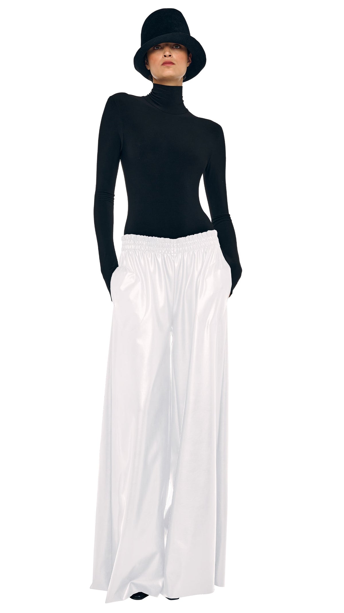 BOYFRIEND ELEPHANT SWEATPANT Snow White | Norma Kamali Women