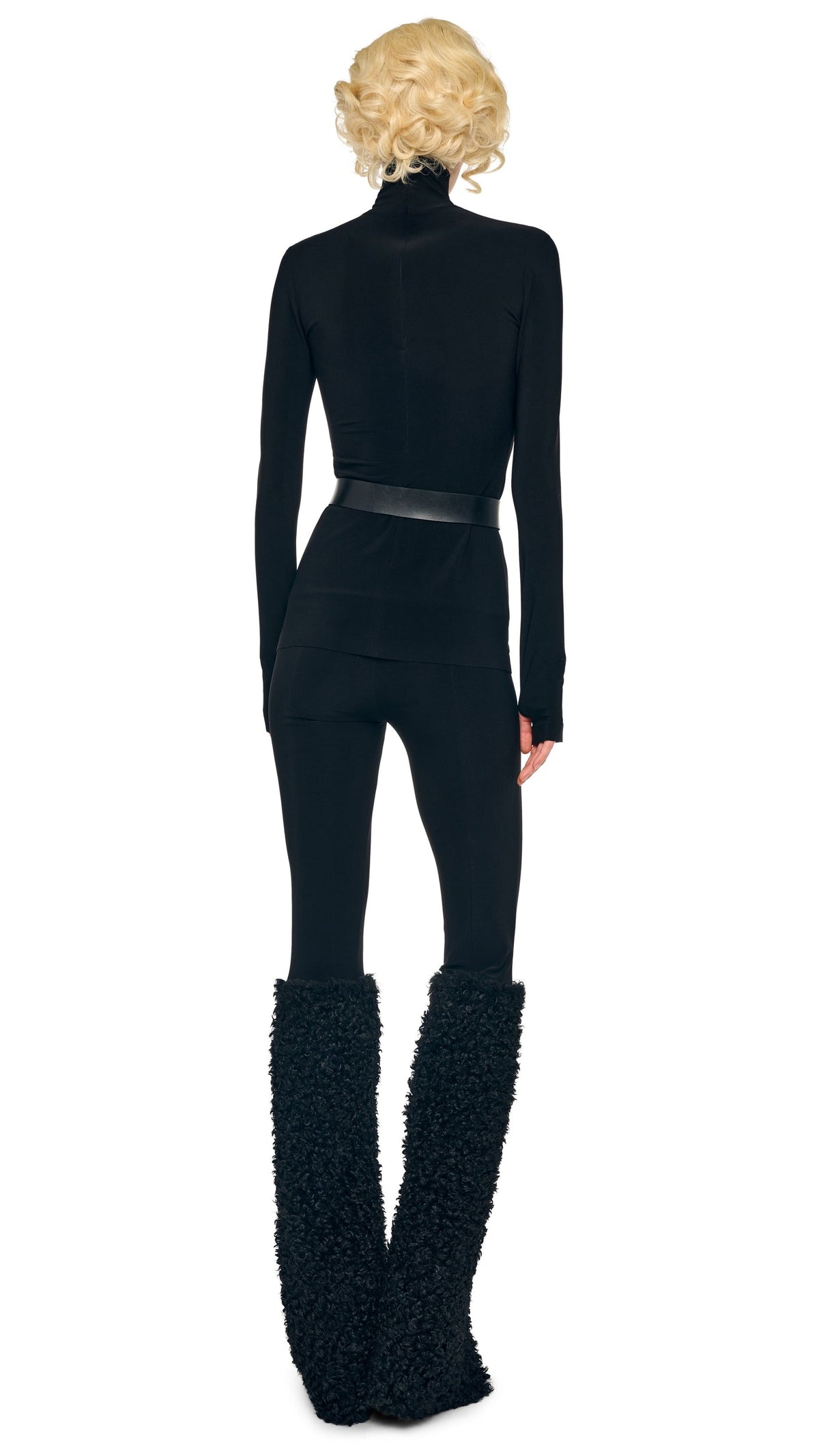 CURLY SPAT LEGGING Black | Norma Kamali Women