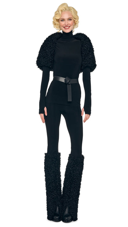 CURLY SPAT LEGGING Black | Norma Kamali Women