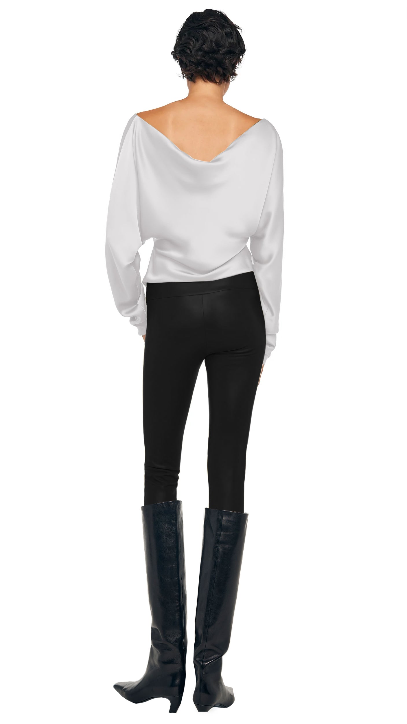 DOLMAN MARIA TOP Snow White | Norma Kamali Women