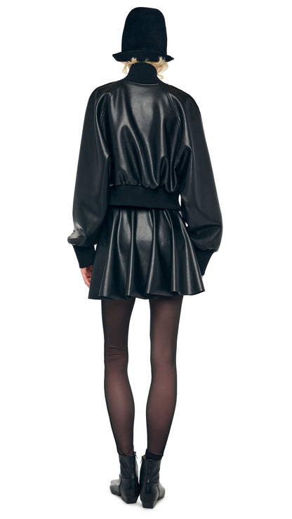 OS TURTLE BOMBER JACKET Black | Norma Kamali Women