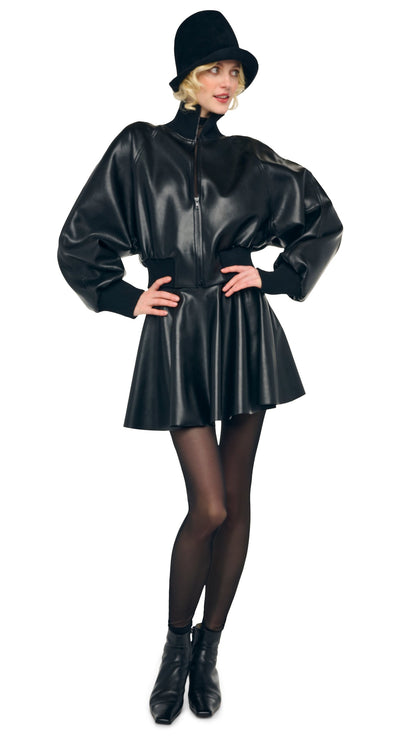 OS TURTLE BOMBER JACKET Black | Norma Kamali Women