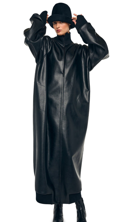 OS TURTLE BOMBER JACKET Black | Norma Kamali Women