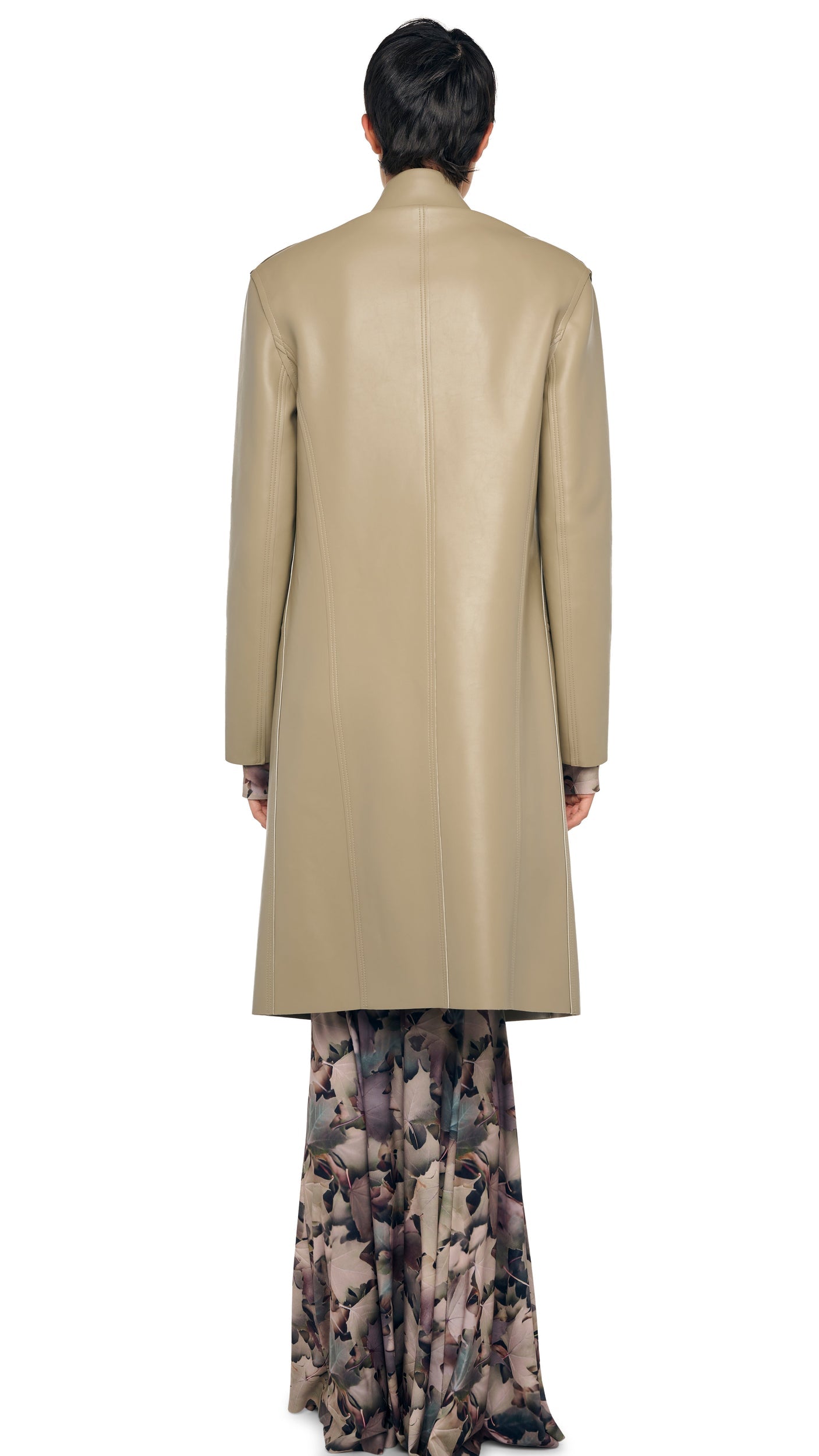 OS DOUBLE BREASTED JACKET Elm | Norma Kamali Women