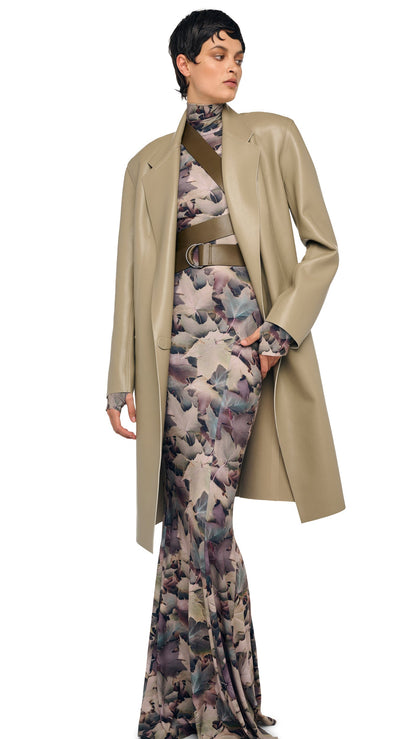 OS DOUBLE BREASTED JACKET Elm | Norma Kamali Women