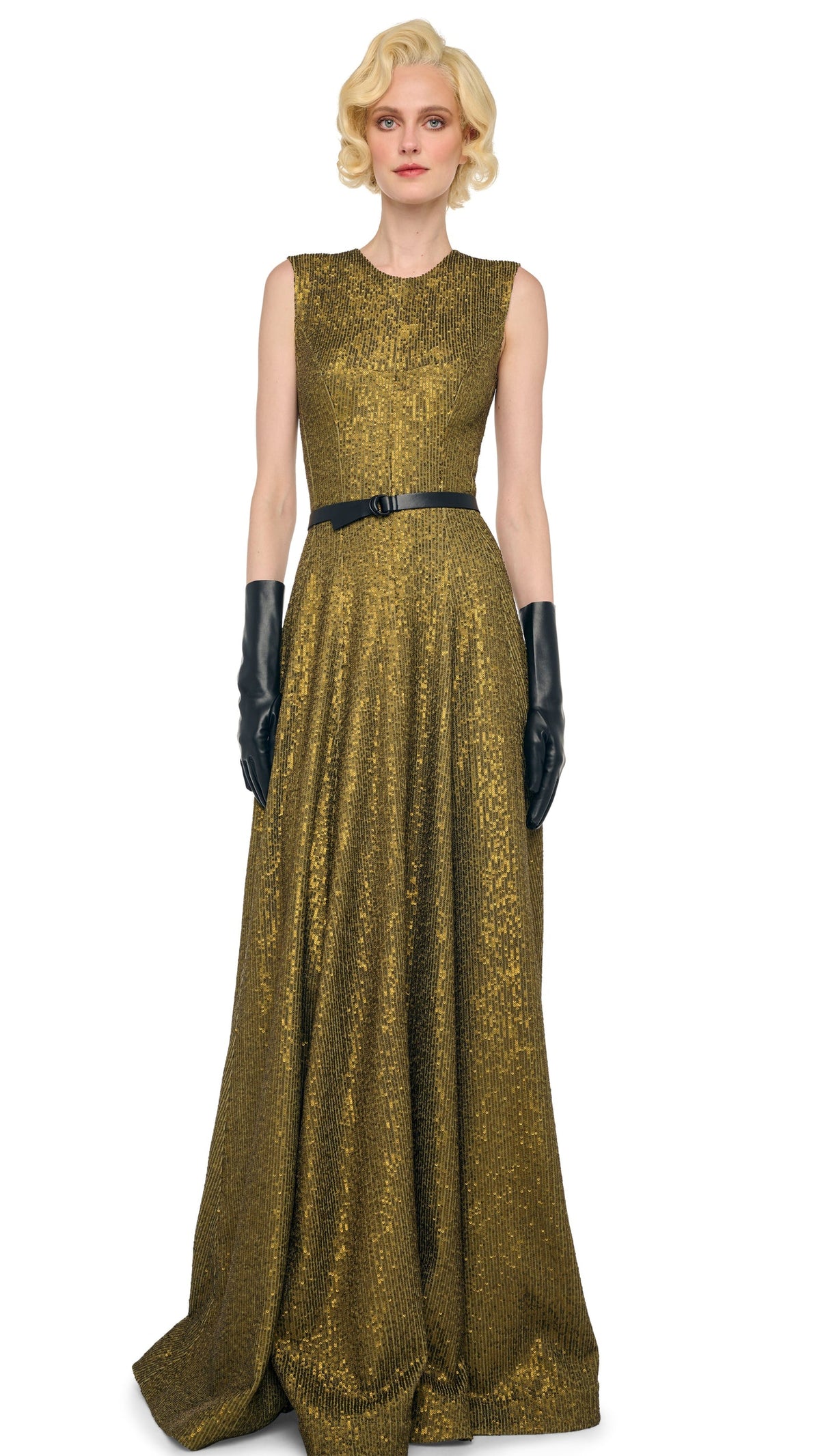 SLEEVELESS GRACE GOWN Bark | Norma Kamali Women
