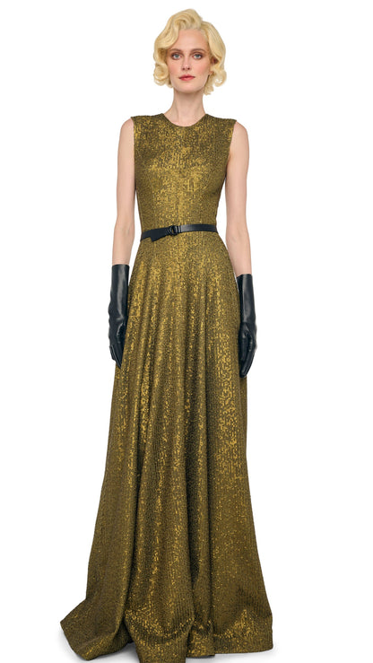 SLEEVELESS GRACE GOWN Bark | Norma Kamali Women