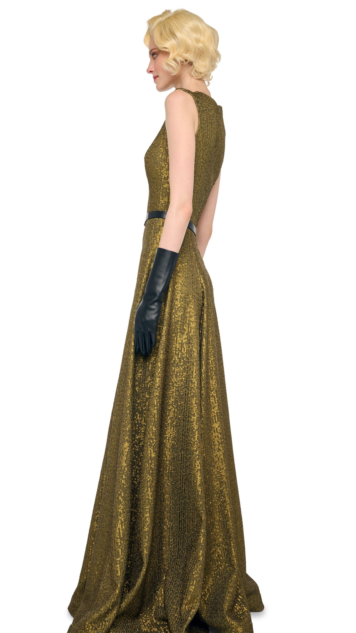 SLEEVELESS GRACE GOWN Bark | Norma Kamali Women