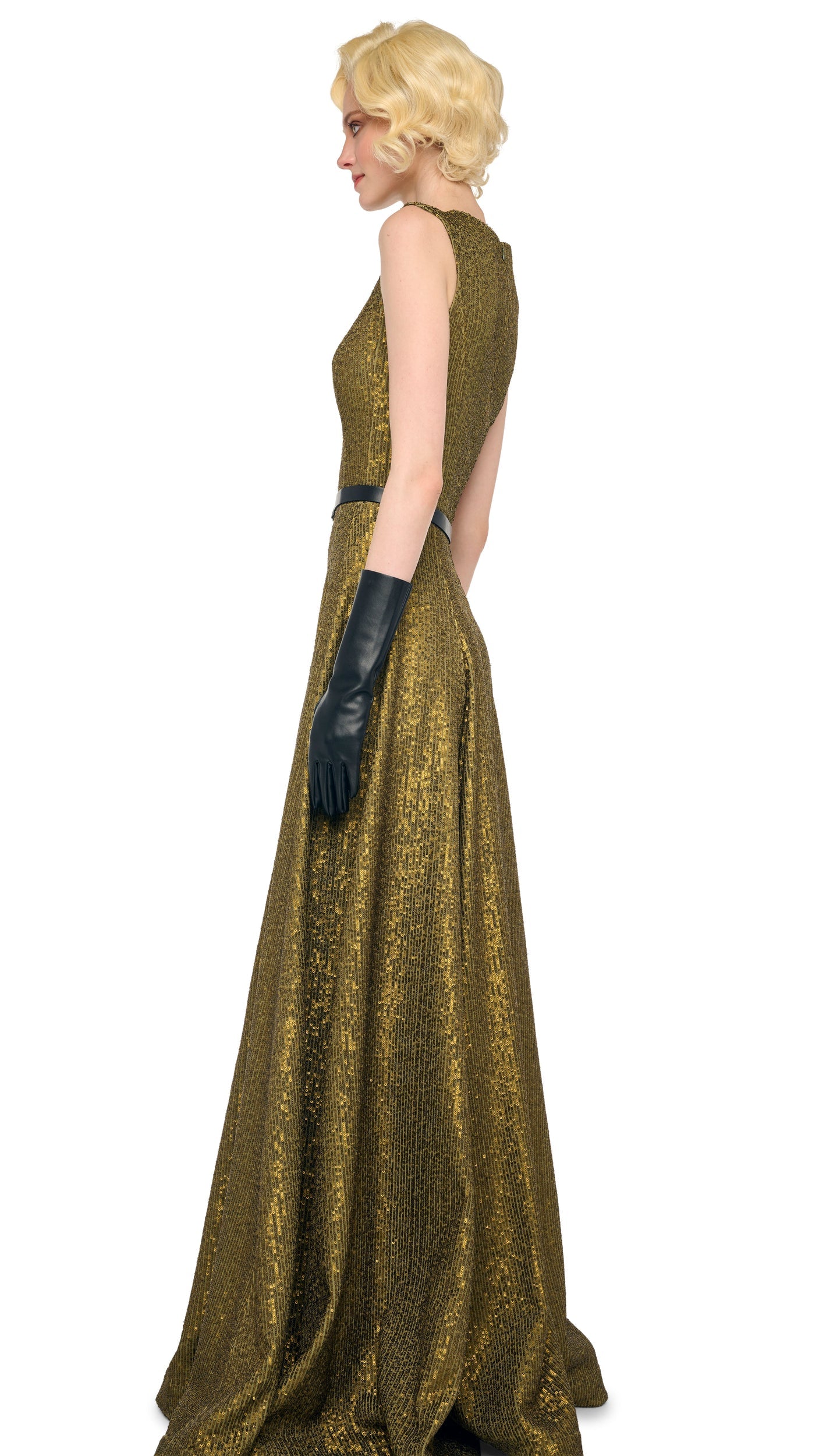 SLEEVELESS GRACE GOWN Bark | Norma Kamali Women