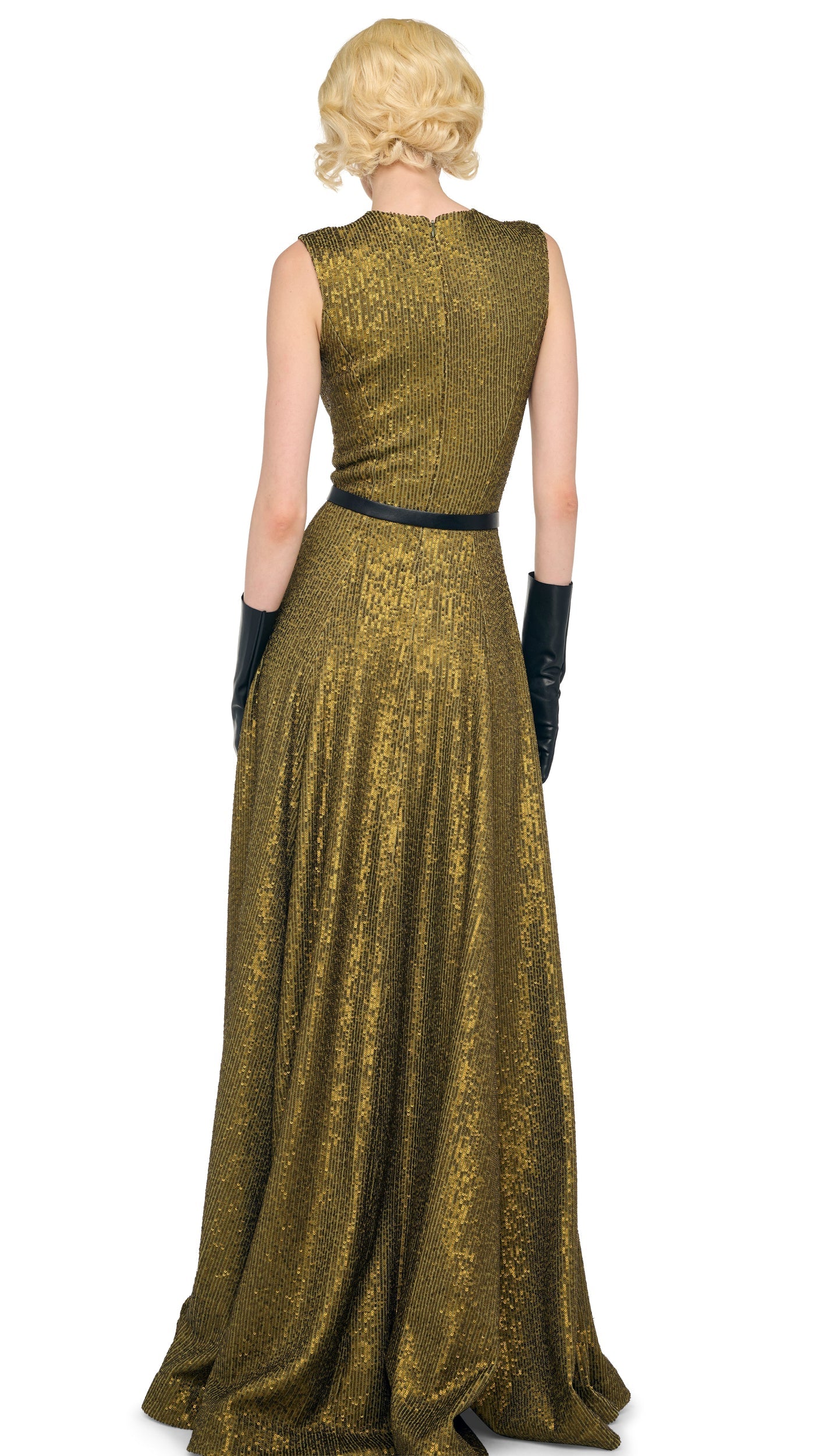 SLEEVELESS GRACE GOWN Bark | Norma Kamali Women