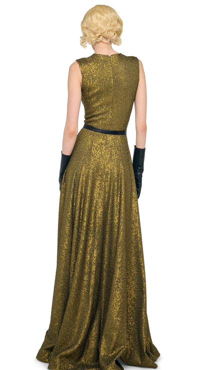 SLEEVELESS GRACE GOWN Bark | Norma Kamali Women