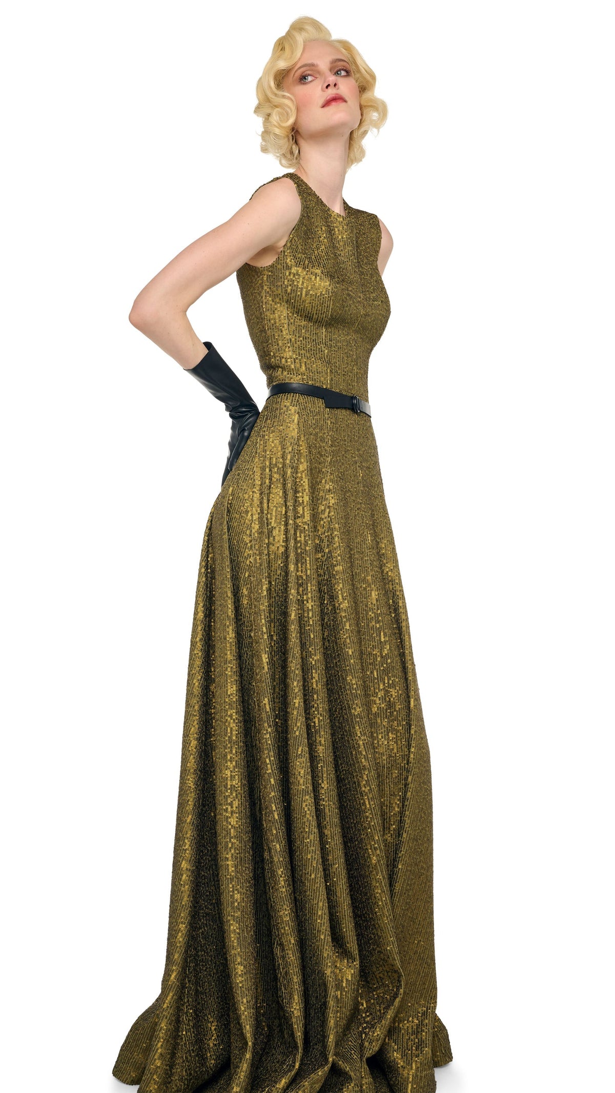SLEEVELESS GRACE GOWN Bark | Norma Kamali Women