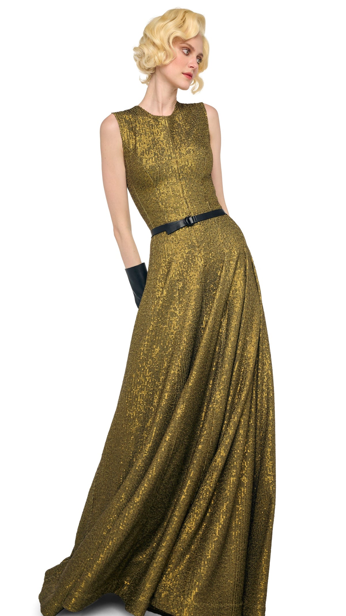 SLEEVELESS GRACE GOWN Bark | Norma Kamali Women