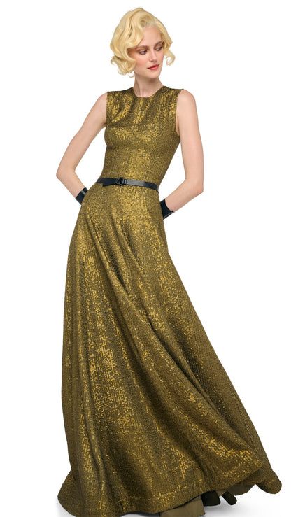 SLEEVELESS GRACE GOWN Bark | Norma Kamali Women
