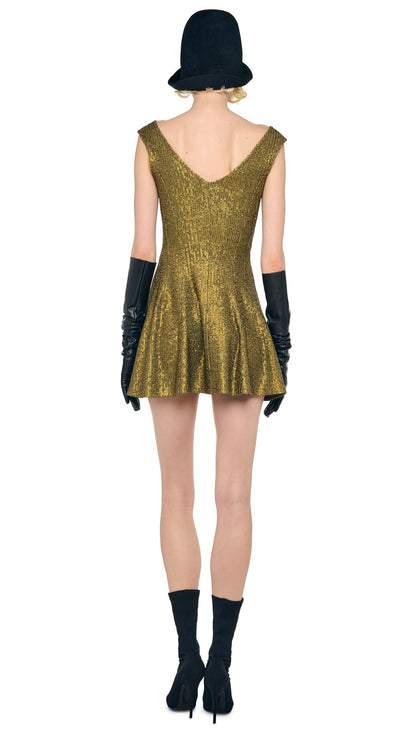GRACE MINI DRESS Bark | Norma Kamali Women