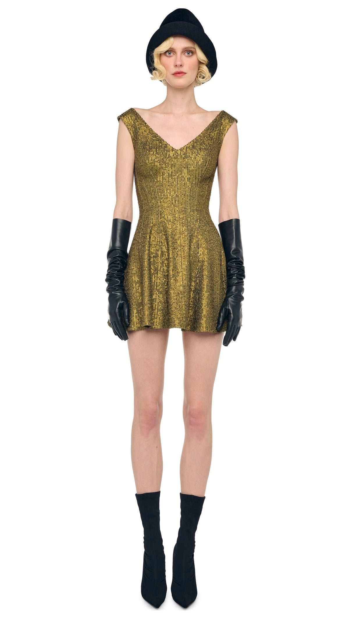 GRACE MINI DRESS Bark | Norma Kamali Women
