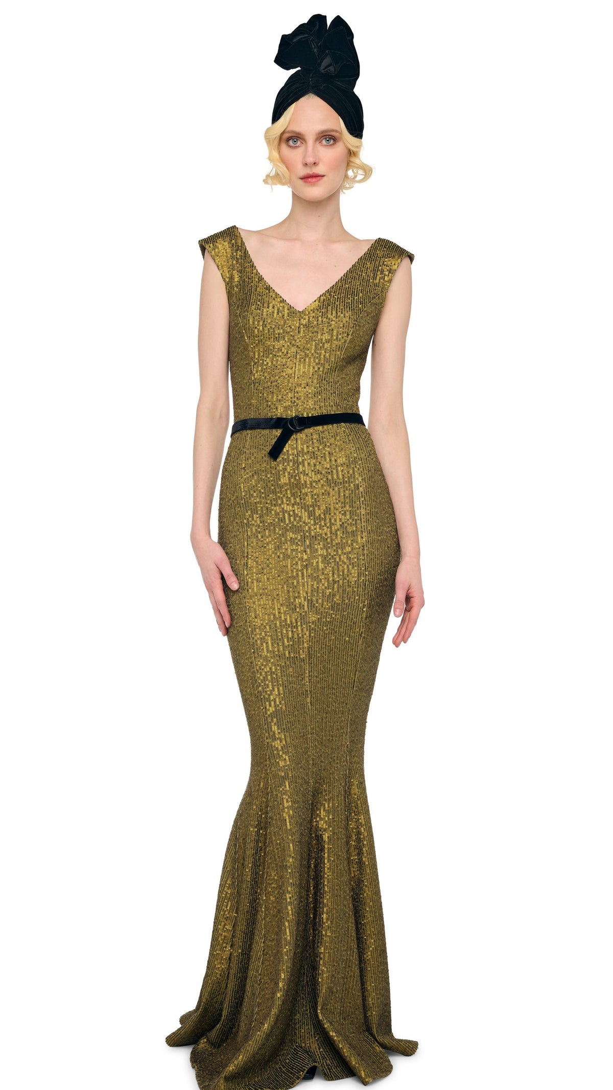 GRACE FISHTAIL GOWN Bark | Norma Kamali Women