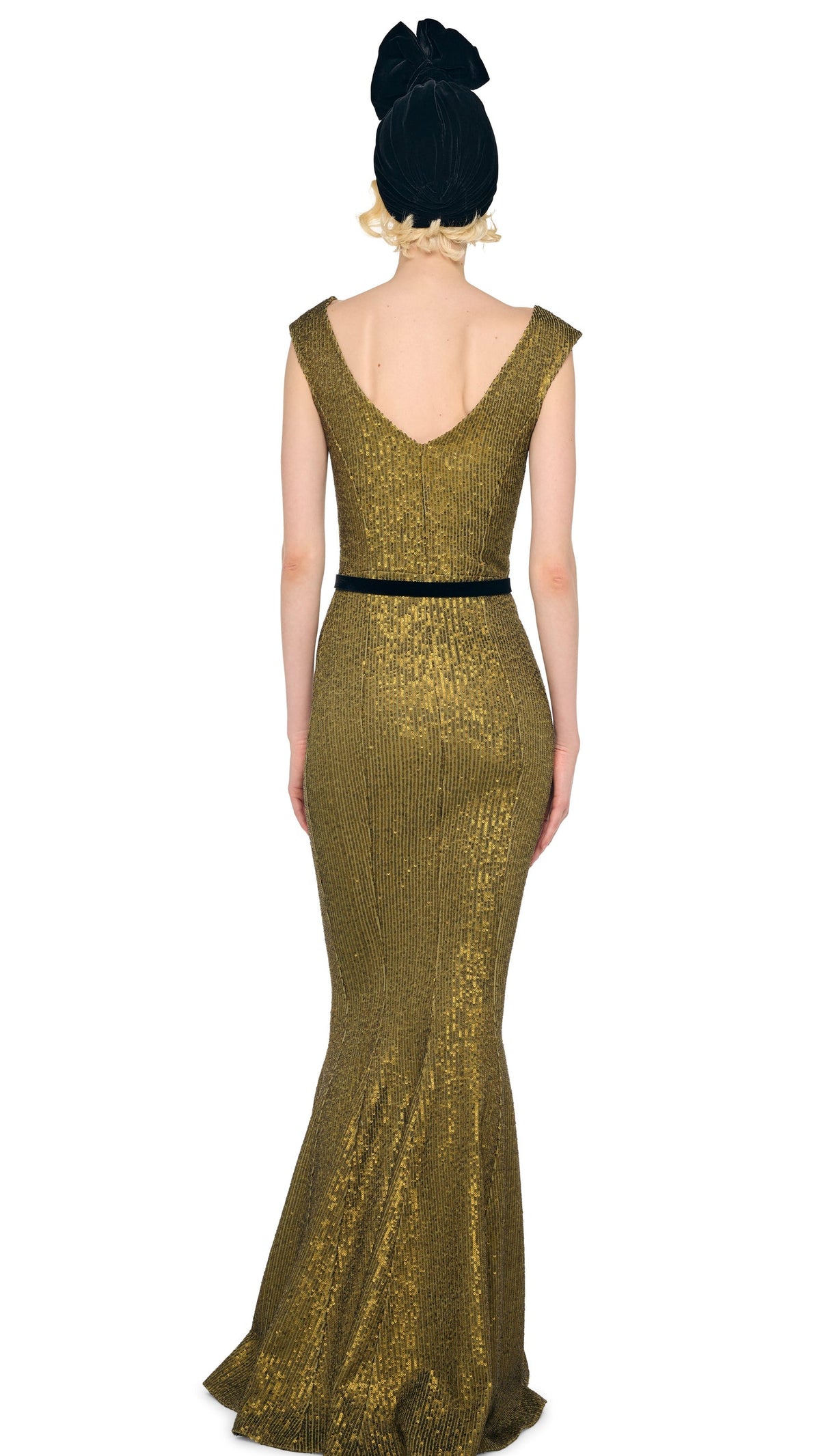 GRACE FISHTAIL GOWN Bark | Norma Kamali Women
