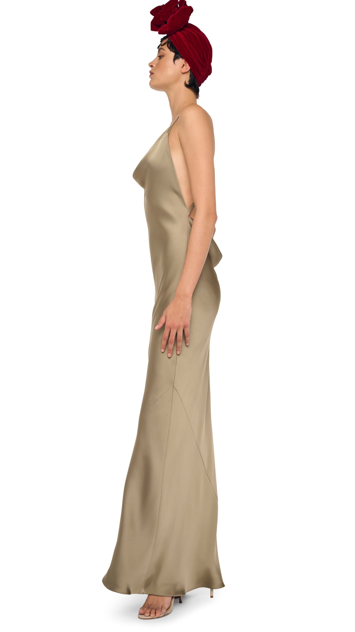 CROSS BACK BIAS GOWN Elm | Norma Kamali Women