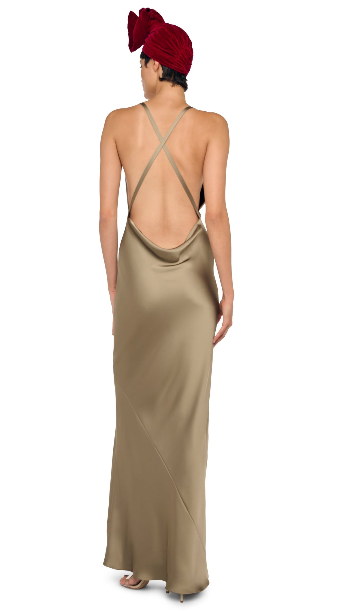 CROSS BACK BIAS GOWN Elm | Norma Kamali Women