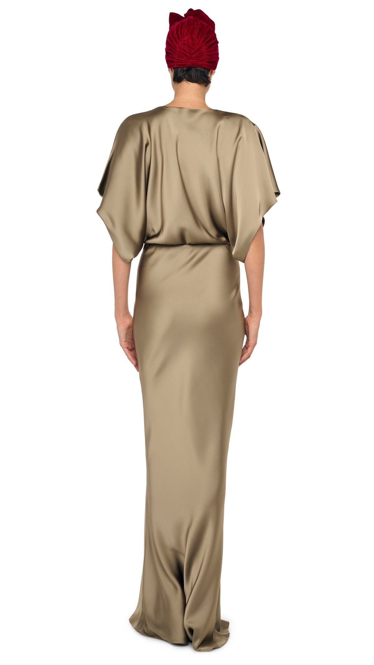 OBIE GOWN Elm | Norma Kamali Women