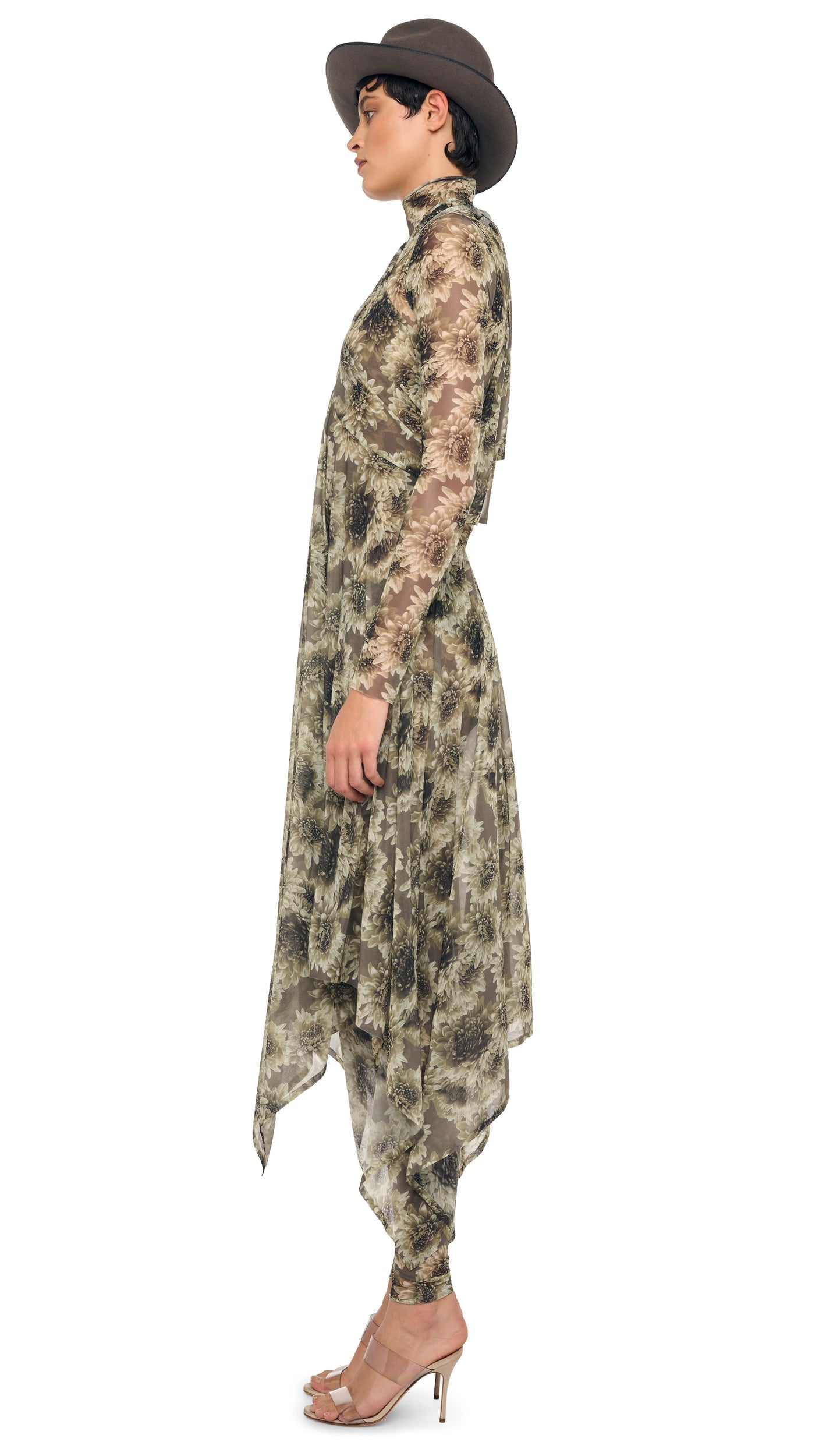 CONVERTIBLE MIDCALF Fall Flowers | Norma Kamali Women
