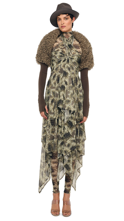 CONVERTIBLE MIDCALF Fall Flowers | Norma Kamali Women