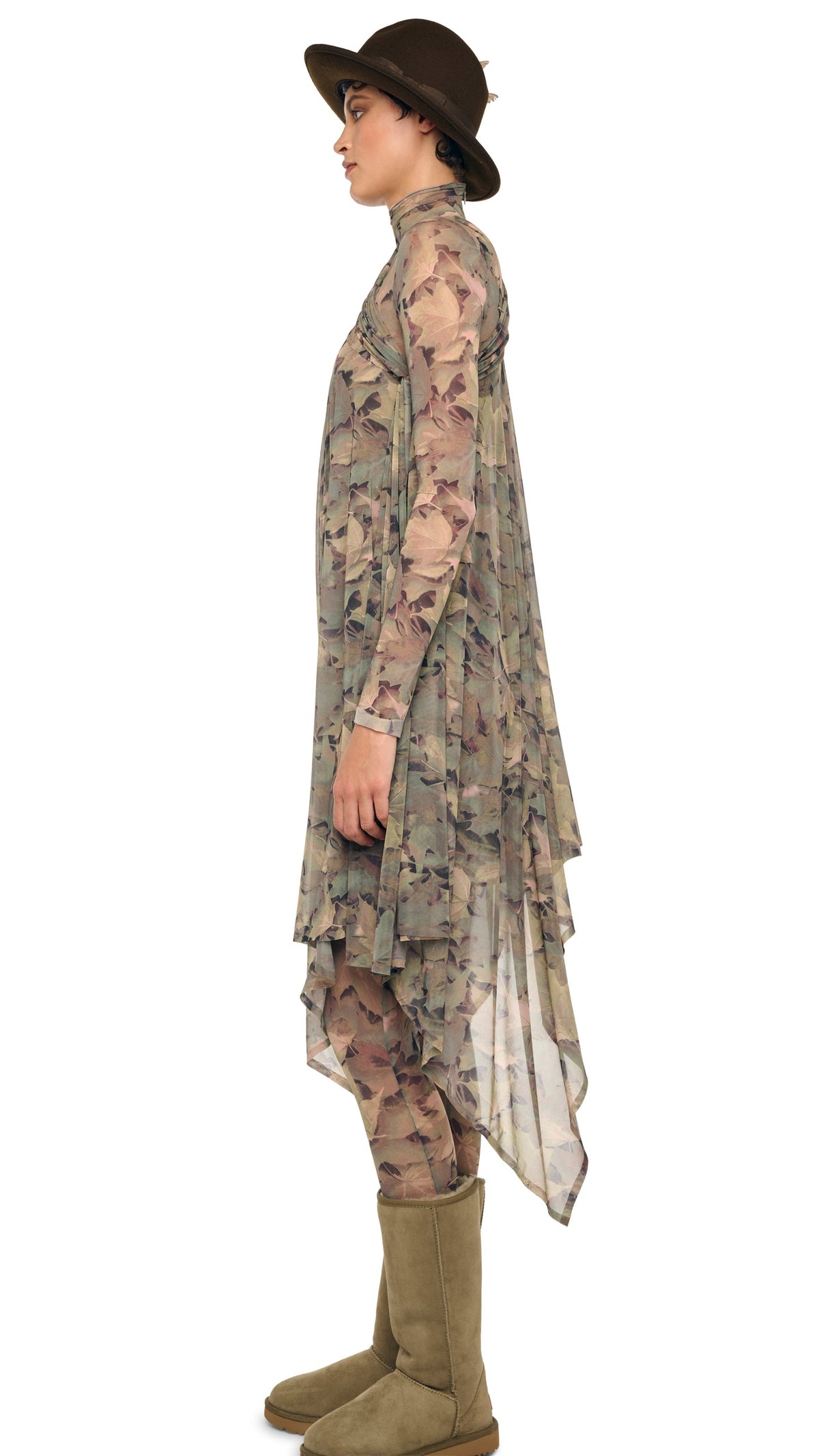 CONVERTIBLE MIDCALF Autumn Leaves | Norma Kamali Women