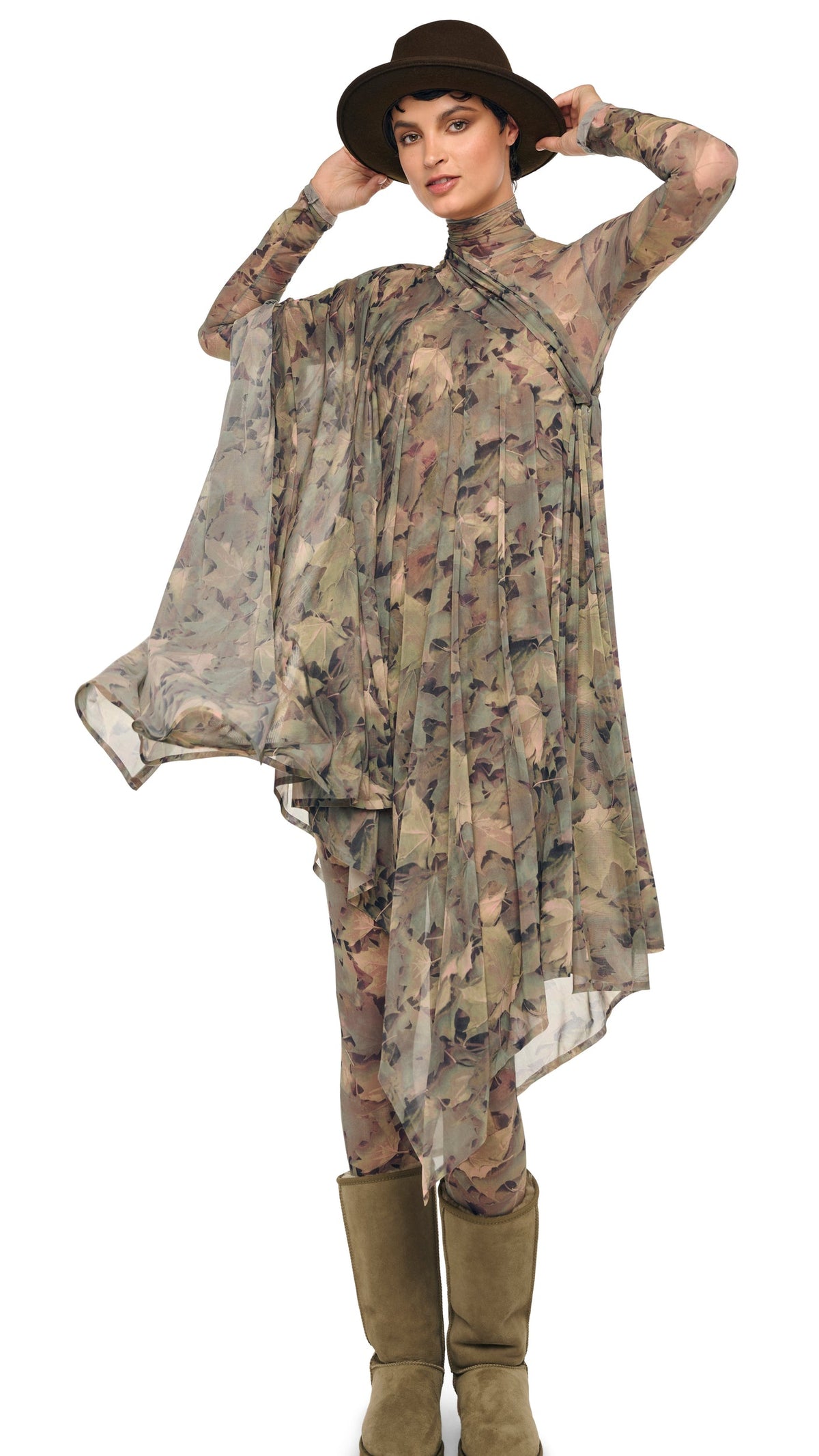 CONVERTIBLE MIDCALF Autumn Leaves | Norma Kamali Women