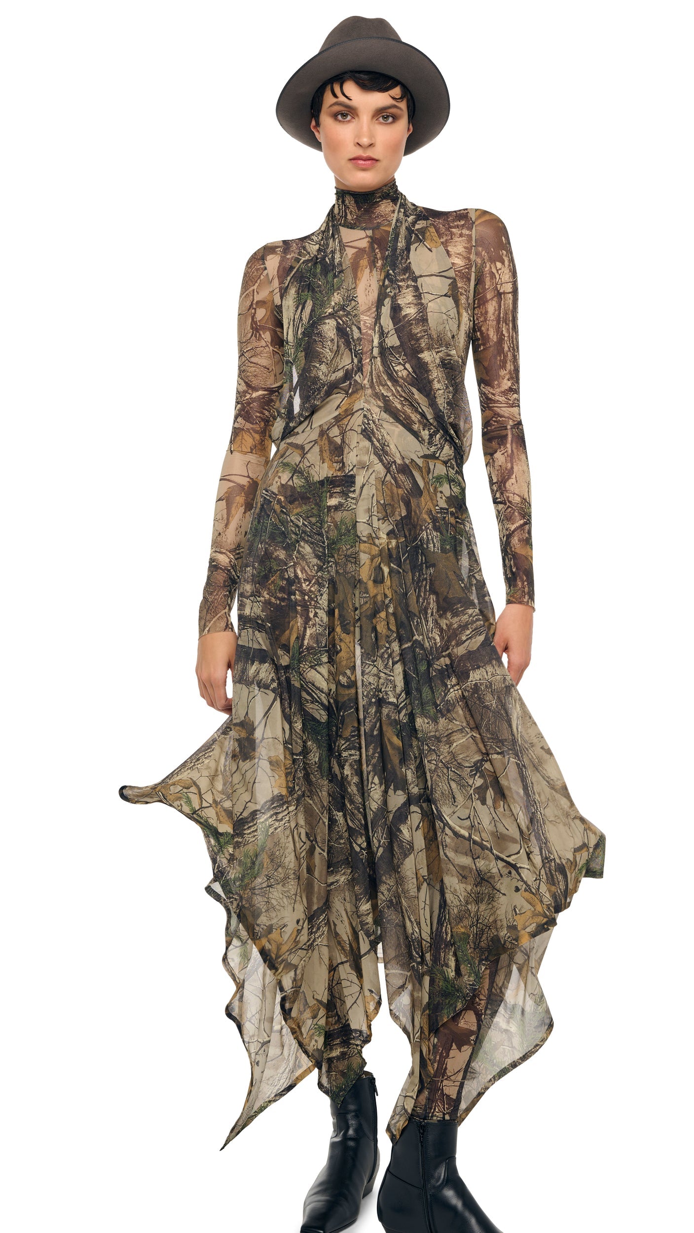 CONVERTIBLE MIDCALF Trees | Norma Kamali Women