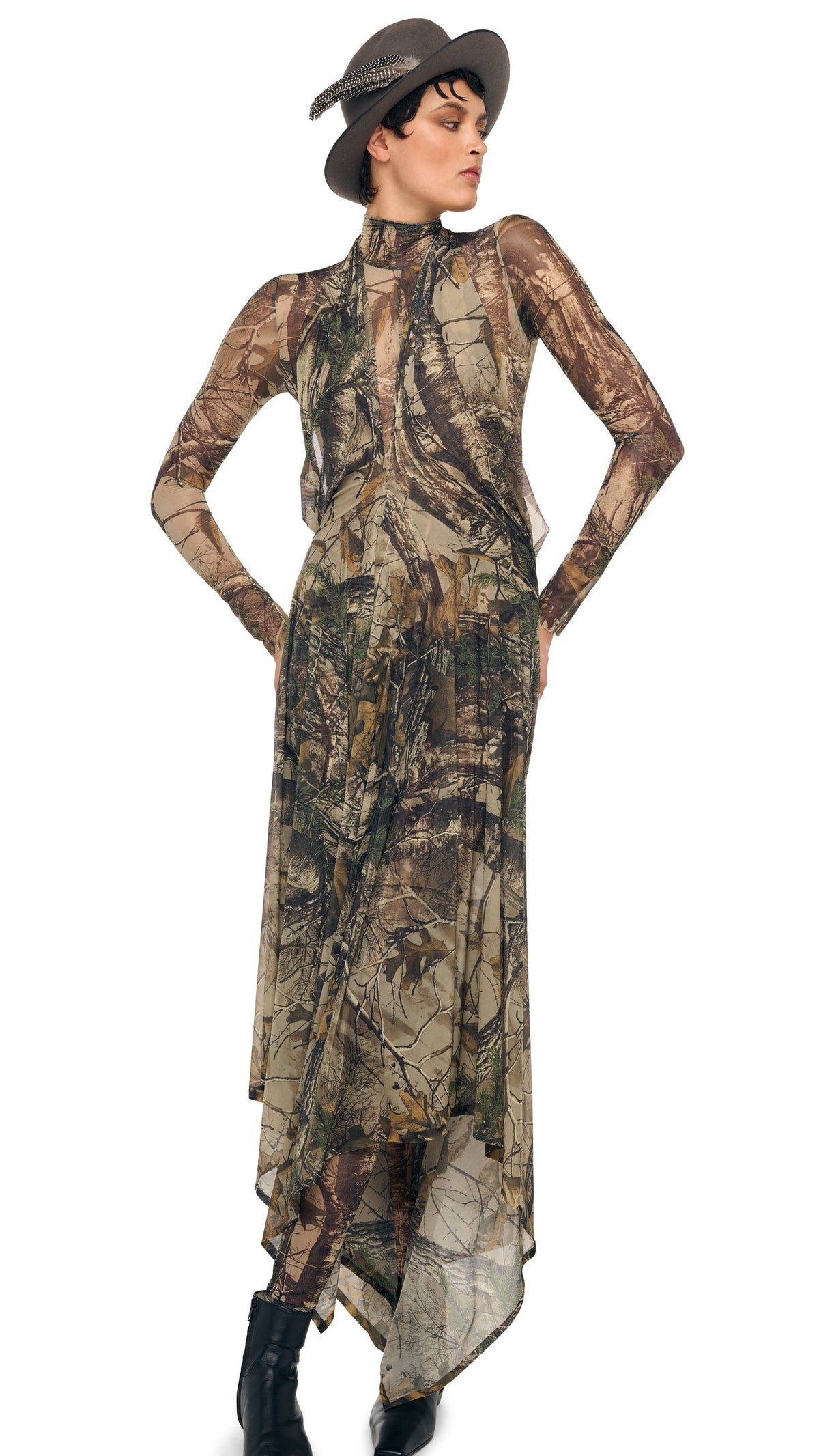 CONVERTIBLE MIDCALF Trees | Norma Kamali Women