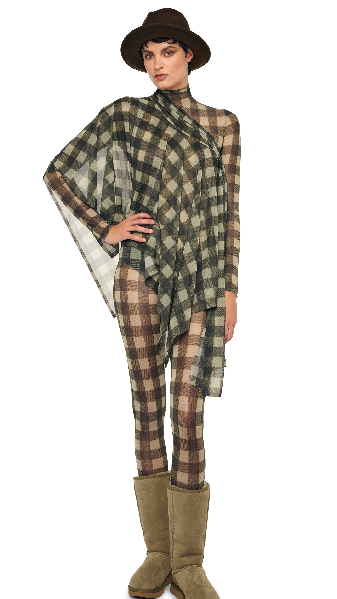 CONVERTIBLE Bark Box Plaid | Norma Kamali Women