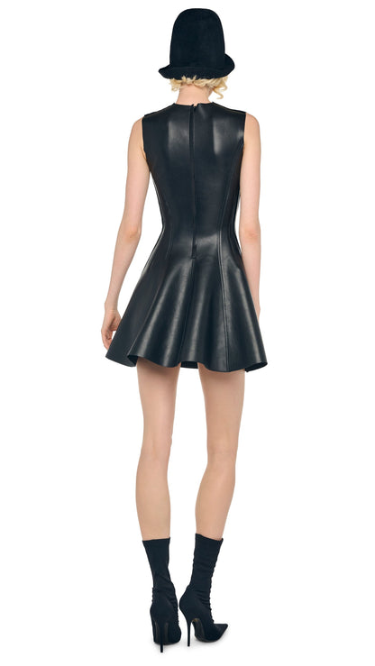 SLEEVELESS GRACE MINI DRESS Black | Norma Kamali Women